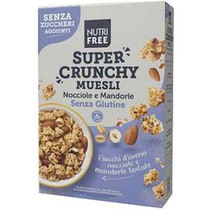 NT FOOD Nutrifree Super Crunchy Muesli Nocciole E Mandorle Senza Zuccheri Aggiunti 300 G