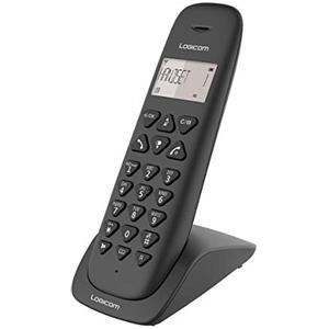 LOGICOM Telefono wireless fisso - WLAN fisso senza segreteria telefonica - Solo - Telefoni analogici e DECT - Logicom Rete fissa wireless Vega 150 nera