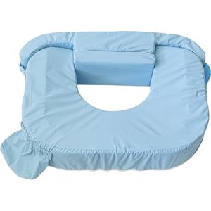 My Brest Friend 0037 - My Brest Friend & baby wild - Cuscino americano per allattamento gemellare, professionale - lavabile, colore: blu
