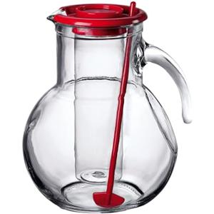 Bormioli Rocco Bormioli Kufra Caraffa, Vetro, Rosso, 31.2 x 23.6 x 19.6 cm