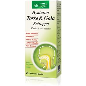 Hyaluron Tosse & Gola Sciroppo 150 ml - Lenitivo per Tosse Secca e Mal di Gola