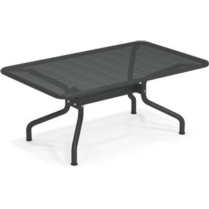 Emu Tavolo Basso Athena 100x60 cm - Acciaio per Esterno, Stile Classico, Disponibile in 4 Colori