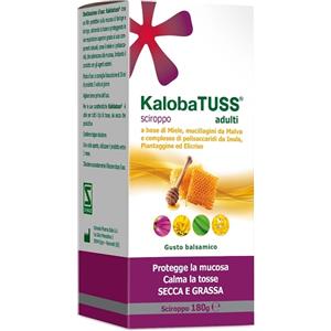 Schwabe Pharma Kalobatuss Adulti Sciroppo 180g - Dispositivo medico per la tosse secca e grassa con ingredienti naturali