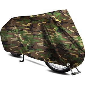 SOMLAW Telo Moto Impermeabile, Outdoor Telo Coprimoto per Biciclette Scooter Motorino Motocicletta Motocross, Copertura Moto Universale da Esterno Resistente a Acqua Polvere Pioggia Vento, 200x70x110cm