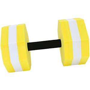 F Fityle Manubrio Acquatico Manubrio Acqua Manubrio Nuoto Bilanciere Manubrio Resistenza Piscina Bilanciere Acquatico Leggero Galleggiante per Sport Acquatici, Giallo