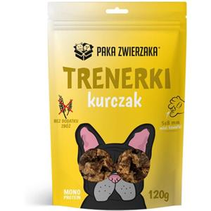 PAKA ZWIERZAKA Bocconcini per Cani al Pollo 120g - 96% Carne di Pollo, Senza Cereali e Conservanti