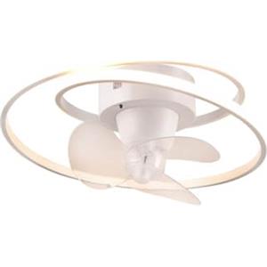 TRIO LIGHTING FOR YOU Plafoniera led Trio Lighting Umea con ventilatore 40W 2700-6500K bianco - R67252131