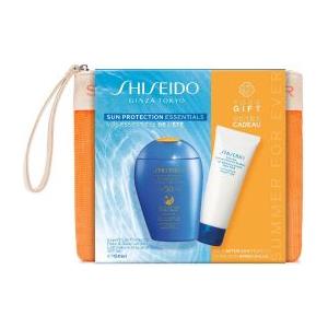 Shiseido Set Protezione Solare SPF50 con Crema Solare e Doposole in Pochette Riciclata