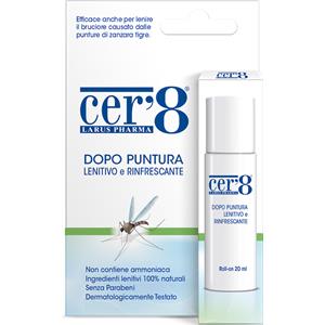 Larus Pharma Cer'8 Roll On Dopo Puntura 20 ml - Lenitivo e Rinfrescante con Aloe Vera
