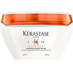 Kérastase Nutritive Masquintense Riche 200 ml - Maschera Nutriente Ultra Concentrata per Capelli Molto Secchi da Medi a Spessi