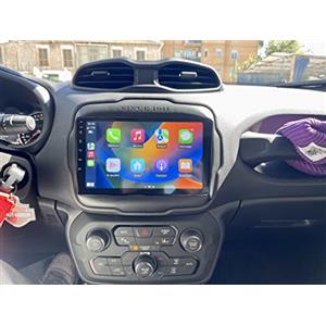 7SIMO Autoradio Navigatore Car Tablet Android 13 2+64GB CarPlay Android Auto Wireless 9 Pollici Bluetooth GPS Viva Voce Per JEEP RENEGADE 2014-2022