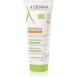 A-Derma Exomega Control Crema Emolliente 200 ml - Lenitiva e Idratante per Pelli Secche e Sensibili