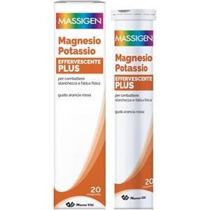 MARCO VITI Magnesio e Potassio Plus Effervescente Integratore, 20 compresse