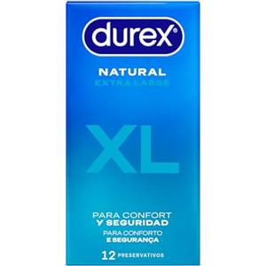 Durex Profilacticos Durex Natural Xl Easy 12U in Gomma