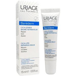 Uriage Bariederm Cica-Levres 15ml - Balsamo Barriera per Labbra Secche e Screpolate con Triplice Azione