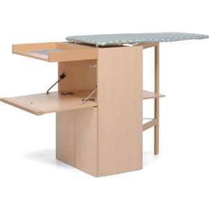 Foppapedretti Lo Stiro Mobile con Asse da Stiro a Scomparsa, Legno, Colore Naturale