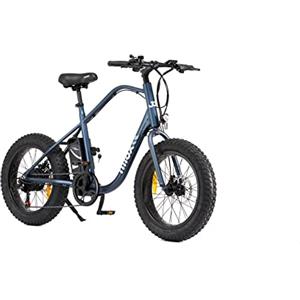 Nilox, E-Bike J3 Plus, con Pedalata Assistita, Autonomia 70 km, Fino a 25 km/h, Brushless High Speed 250 W, Batteria al Litio 36 V 12.8 Ah, Ruote 20" Fat, Cambio 7 Marce, Freni a Disco