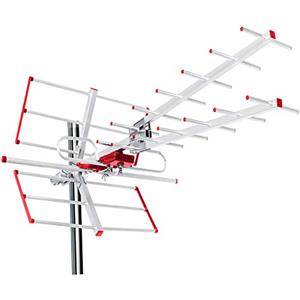 Maclean MCTV-855 Antenna esterna TV attiva DVB-T Combo UHF VHF max 100dBμV