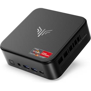 NiPoGi E3B AMD Ryzen 5 7430U, 16GB DDR4 512GB SSD Mini Desktop Computer, Radeon RX Vega 7, 4K@60Hz Triplo Display DP+HDMI+Type-C/WiFi 6/BT5.2 Micro Gaming PC