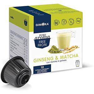 Gimoka - Compatibile Per Nescafé - Dolce Gusto - 30 Capsule - Gusto GINSENG E MATCHA - Made In Italy - 3 Confezioni Da 10 Capsule