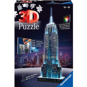 RAVENSBURGER Puzzle 3D Empire State Building Night Ed - REGISTRATI! SCOPRI ALTRE PROMO