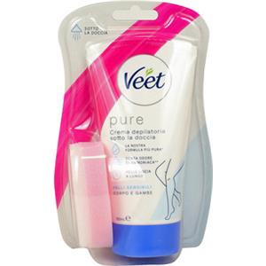 RECKITT BENCKISER H.(IT.) SpA Veet Crema Depilatoria Sotto la Doccia Silk Fresh Pelli Sensibili 150ml