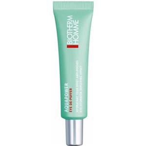 Biotherm Aquapower Eye Gel - Gel Contorno Occhi Uomo, Idratante e Rinfrescante, Riduce le Borse, 15 ml