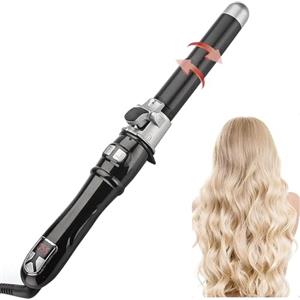 TANSHINE Ferro arricciacapelli automatico, rotante, 32 mm, i migliori arricciacapelli veloci per ricci grandi con regolazione della temperatura, automatico rotante per capelli da spiaggia, Waver Hair