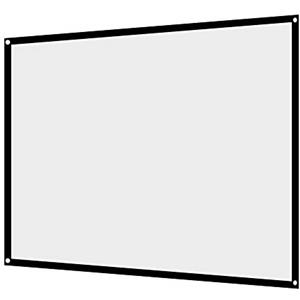 MAGT Schermo Videoproiettore, Schermo di Proiezione Pieghevole 4: 3 per la casa, Schermo di Proiezione Portatile Anti-Pieghe per Schermo Di Proiezione per Il Cinema Esterno (100in)