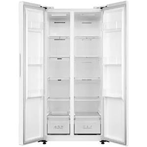 Comfee Frigorifero americano, libera installazione, 460 Litri, Bianco [Classe energetica F]