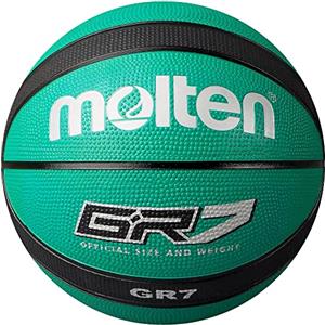 molten Palla da basket, Verde (grün/schwarz), 7