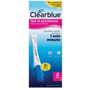 PROCTER & GAMBLE SRL Test Di Gravidanza Clearblue Rilevazione Rapida 2 Pezzi