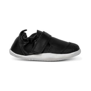 Bobux Xplorer Go - Primi Passi - Sneaker per Bambini in Morbida Pelle Pregiata (Black, 22)