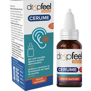 Dropfeel Otocare Cerume Gocce Auricolari 10 ml - Dispositivo Medico per Igiene Auricolare e Rimozione del Cerume