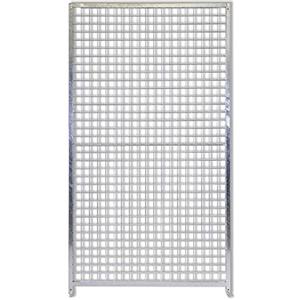 OGOMONDO Pannelli Zincati Zincatura a Caldo Anticorrosione Recinzioni Box Cani Animali Esterno da Giardino Canili Cantieri Depositi Facile Montaggio Componibile (Pannello Griglia Rete 100x180h)