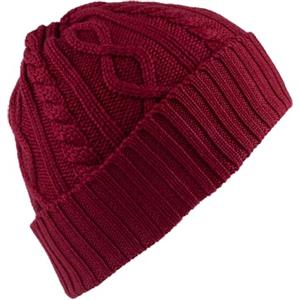 ENEA CASHMERE Cappello 100% Lana Merinos, Made in Italy Berretto Invernale Uomo Donna, Taglia Unica (Rosso Bordeaux)