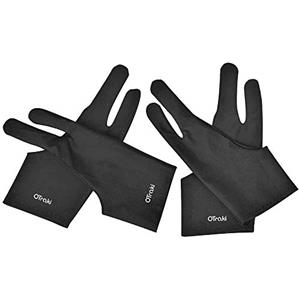 OTraki Guanto Tavoletta Grafica Elasticità 4Pz Guanti da Disegno Artistico Antivegetativo Artist Gloves Guanti Due Dita Buona per la Mano Destra o Sinistra 8.2x20.5CM