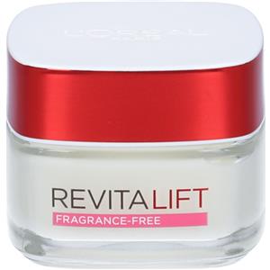 L'Oréal Paris Revitalift Crema Viso Giorno Antietà con Probiotico 50ml - Rassodante e Idratante, Fragrance Free, Ideale per Pelli Sensibili