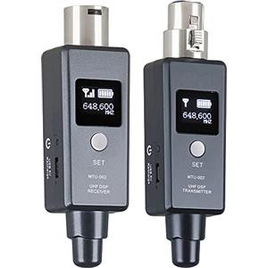 burko 1 coppia microfono sistema wireless trasmettitore sistema trasmettitore trasmettitore e ricevitore per microfono dinamico / condensatore