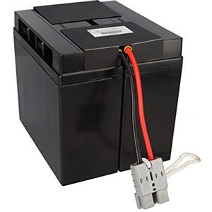 Q-Batteries Batteria di ricambio per APC-Back-UPS RBC7 - modulo batteria pronto per la sostituzione.