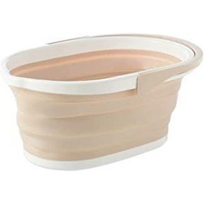 ShinePine Portabiancheria Pieghevole e Impermeabile 15L, 46 x 30,3 x 20,4 cm - Grande capacità, Salva Spazio, Leggero e Compatto Cesta Biancheria- Cesto Biancheria(Rosa)