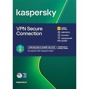 Kaspersky Anti-Virus SeC2 - 3 Dispositivi - Antivirus 1 Anno