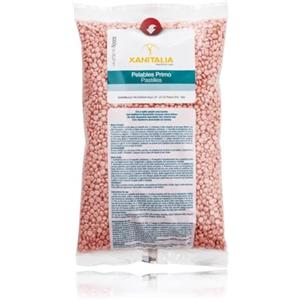 Xanitalia Cera Brasiliana in Perle Rosa 1 kg - Depilazione Completa Senza Strisce, Indolore e Adatta a Pelli Sensibili
