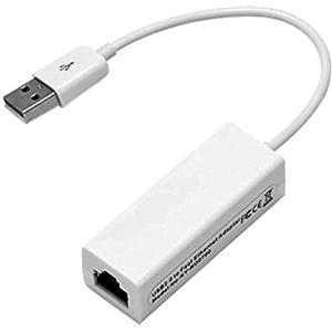 Abrity Adattatore USB a Ethernet Powerline RJ45 Adattatore extender internet per PC Laptop Stampante, Convertitore LAN Cavo di rete Presa Interruttore Porta Spina wireless wifi router booster to fire stick