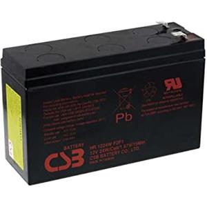 CSB Batteria di Ricambio ad Alto voltaggio ups APC RBC 106, 12V, Lead-Acid