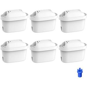 Waterdrop Filtri, Sostituzione per Brita® Maxtra+® Plus, Maxtra Pro® All-in-1 Filtro, Compatibile con Brita® Marella® Caraffa Filtrante, Ridurre PFAS, PFOA/PFOS, TÜV SÜD, NSF Certificata (6)