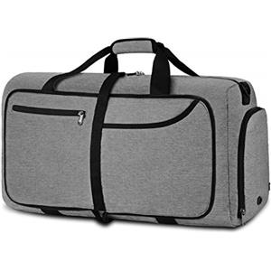 NEWHEY Borsone da Viaggio Pieghevole 65L Grande Capacità Duffel Bag Travel Leggero Impermeabile Borsoni da Palestra per Campeggio Viaggio Palestra Sport Vacanza Borsa Uomo e Donna