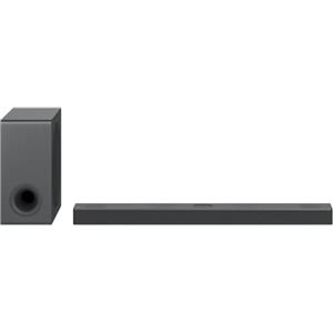 LG S80QY Soundbar TV 480W, Soundbar Dolby Atmos 3.1.3 Canali con Subwoofer Wireless, 3 canali up-firing, Sinergia con TV LG, DTS:X, IMAX Enhanced, Bluetooth, Wi-Fi, Spotify HiFi, HDMI in/out