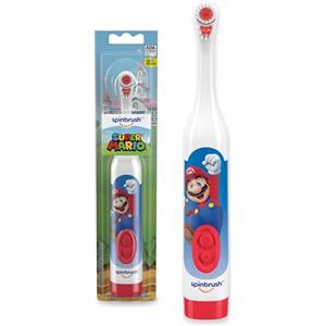 Spinbrush Arm & Hammer Spazzolino Da Denti Alimentato A Pennello Per Bambini, Super Mario 1 Ea