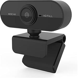 Vinmooog Webcam PC con microfono usb ,web cam Full HD 1080p Fotocamera Laptop Desktop Computer 360° regolabile per Zoom YouTube Gaming Twitch Mac